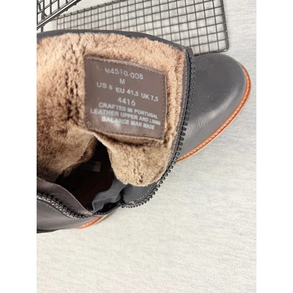 Samuel Hubbard Snow Lodge Aspen Gore-Tex Boots Mens 8 M Black Leather Waterproof